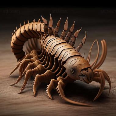 3D model Scolopendra robusta (STL)